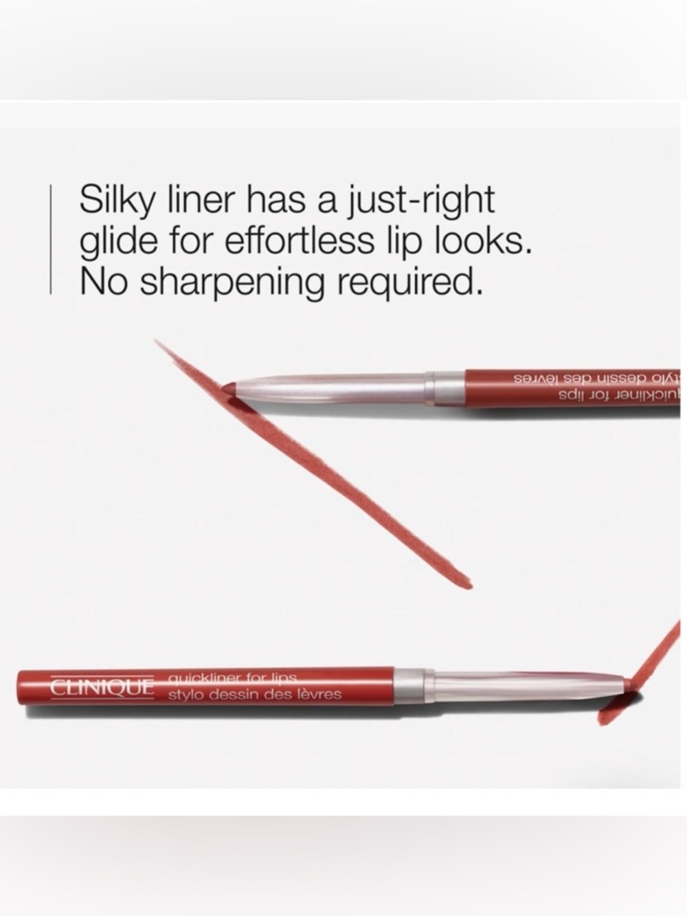 New! Clinique quickliner for lips in intense cayenne - Picture 2 of 3